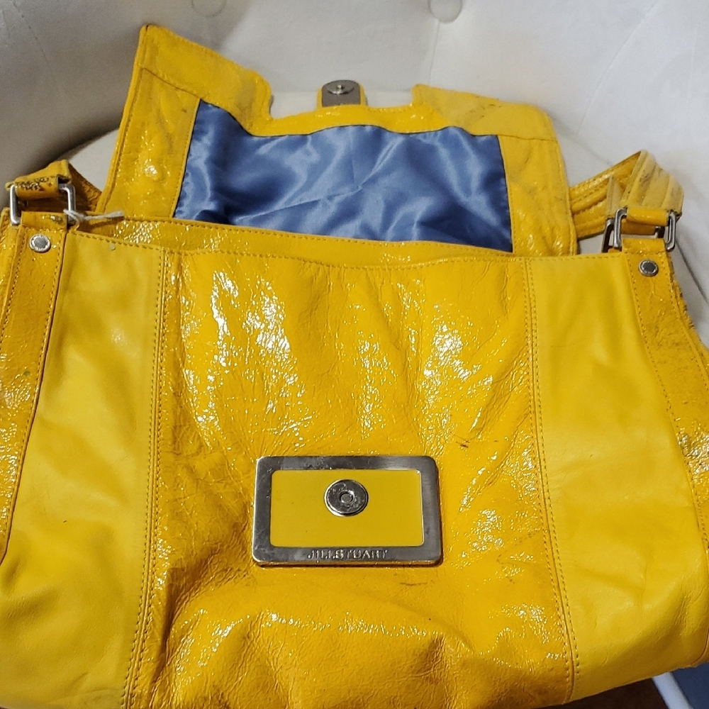 Flawed Jill Stuart Vibrant Yellow Shoulder Bag - Picture 16 of 16